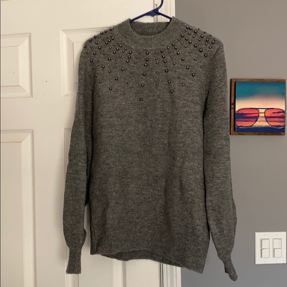 Gray Pearl Sweater